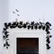 9FT Halloween Garland with Lights – Pre-Lit Black Maple Leaf LED String Decor with Timer | 20 LED Battery Operated Mantle, Fireplace & Indoor Halloween Fall Home Decoration